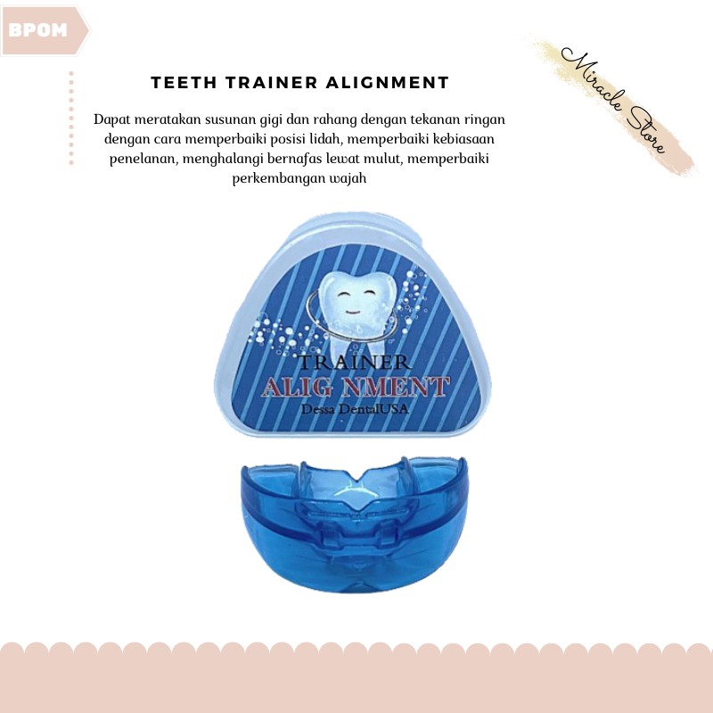 Teeth Trainer Alignment Trainer Gigi Perapat Perapi Merapikan Meratakan Gigi