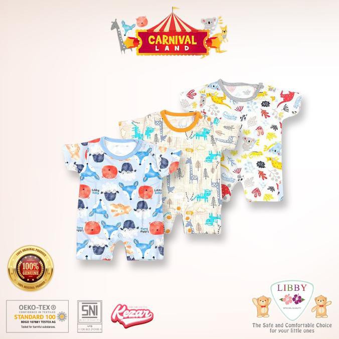 LIBBY SLEEPSUIT JUMPER BAYI | BAJU TIDUR BAYI | JUMPER BABY SEGIEMPAT 2307