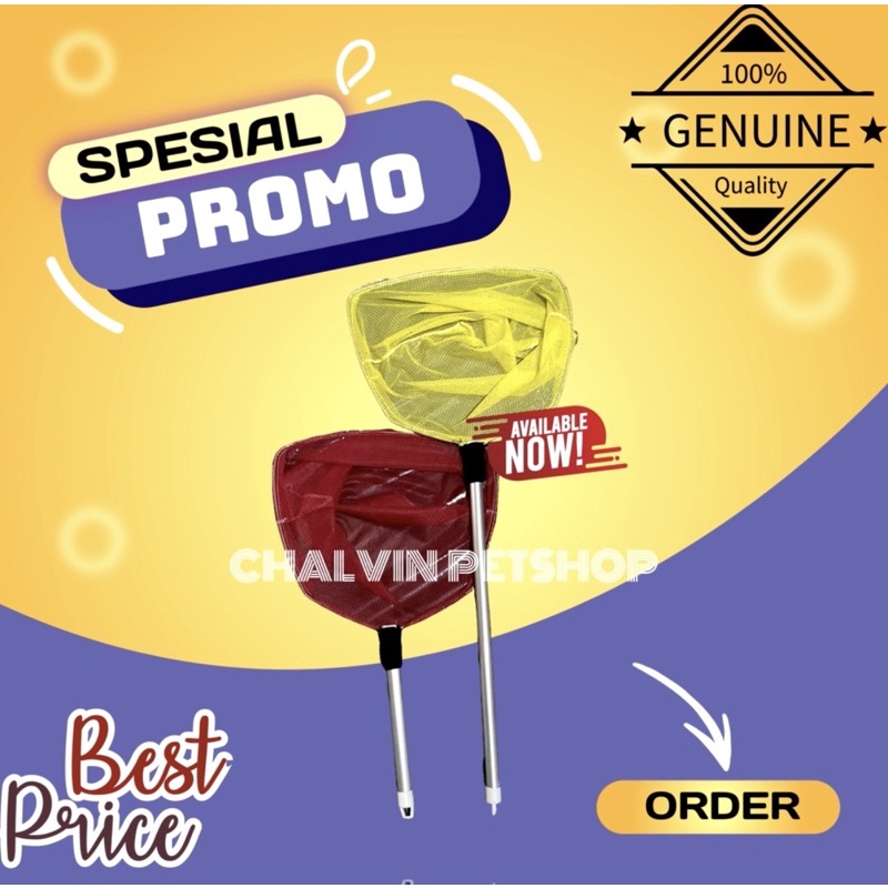 Serokan Ikan Alumunium Panjang