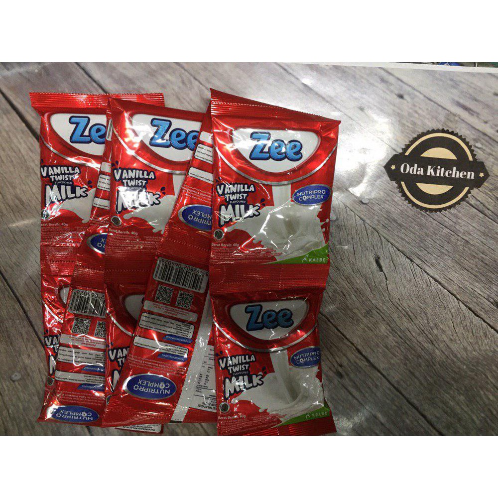 ZEE SUSU BUBUK INSTANT VANILA TWIST SACHET RENCENG 10X40gr