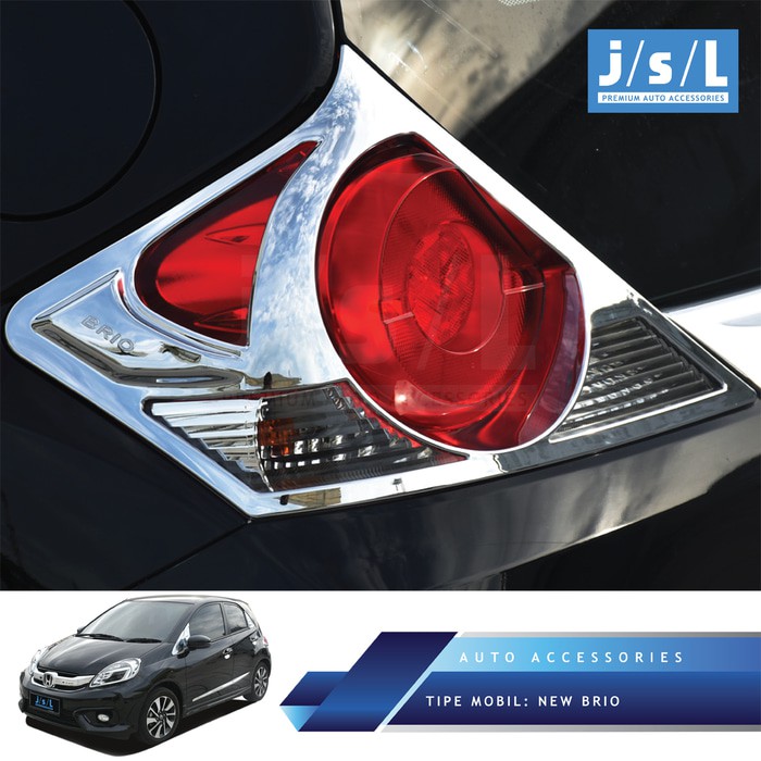 Garnish lampu belakang Honda Brio 2016 / New Brio Cover Lampu belakang /aksesoris Brio