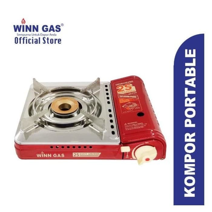 Winn  Gas  , W  1S  -  2S  ,  Win gas  ,  Kompor , Gas  , Portable Stainless