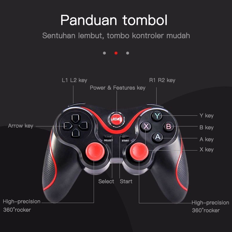 STIK PS/ Stick Gamepad Stick HP Wireless / Bluetooth Headphone for Android Terios x3