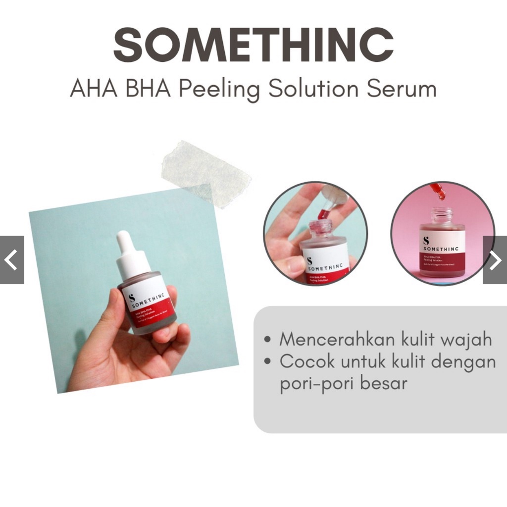 [PROMO SPESIAL] BPOM SOMETHINC AHA BHA PHA Peeling Solution SERUM 20ml 100% ORIGINAL