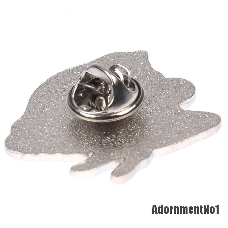 (Adornmentno1) 1pc Bros Pin Enamel Bentuk Astronot Whale