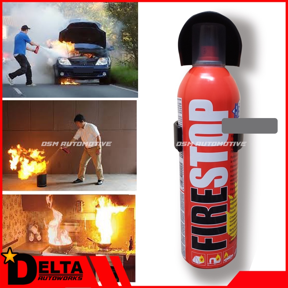 Fire Stop Alat Pemadam Api Ringan - 400ml / Fire Stop Original / Pemadam Api Mobil Rumah Tangga / Pe