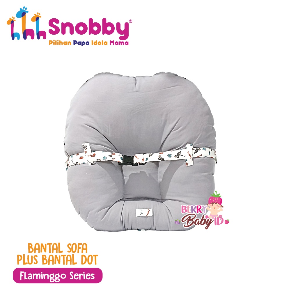 Snobby Bantal Sofa + Bantal Dot Sofa Bed Bayi Multifungsi Print Berry Mart