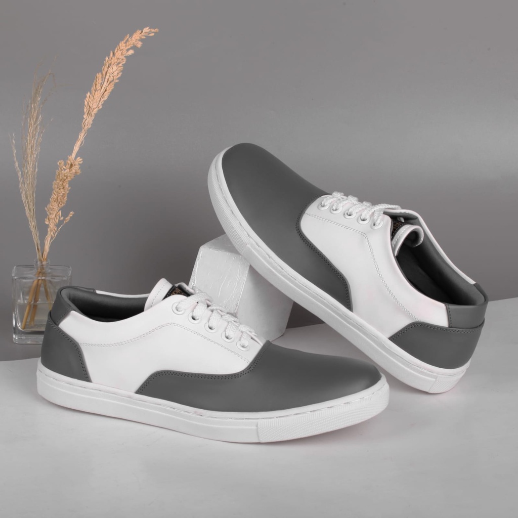 Sepatu Sneakers Terbaru Sepatu Sneakers Kasual Formal Kimberlit White Grey