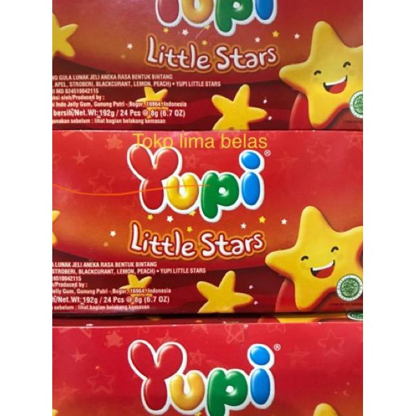 

〖KLS〗 Yupi Little Stars 1 box isi 24 Pcs