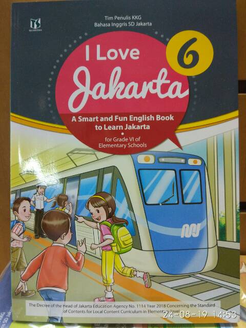 I Love Jakarta Kelas 1 2 3 4 5 6 Tiga Serangkai Shopee Indonesia