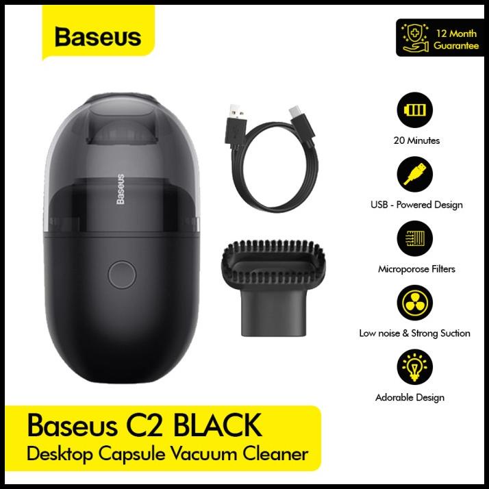Baseus C2 Desktop Capsule Vacuum Cleaner Crxcqc2