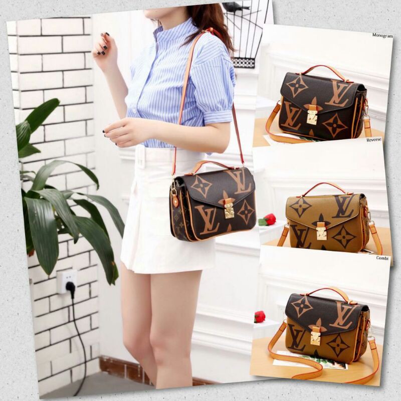 Tas LV Pochette Metis Monogram Giant TW146 | Tas Branded Wanita Import Batam Premium