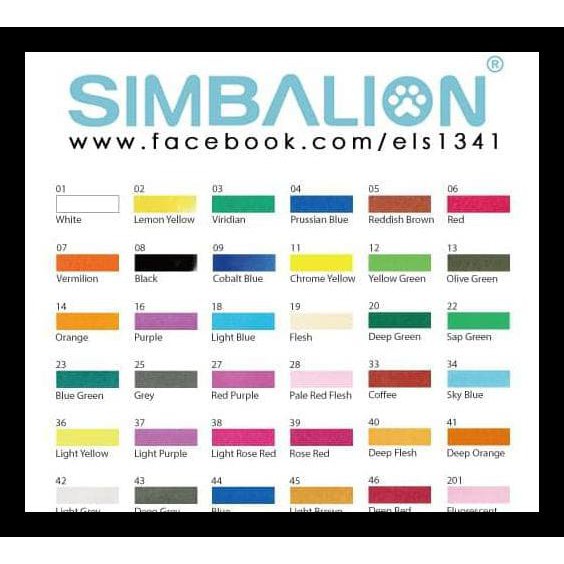 

Terlaris Simbalion Watercolor Cake 36 Colors Keren