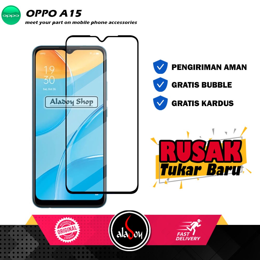 Tempered Glass Oppo A15 Anti Gores Layar Screen Protector