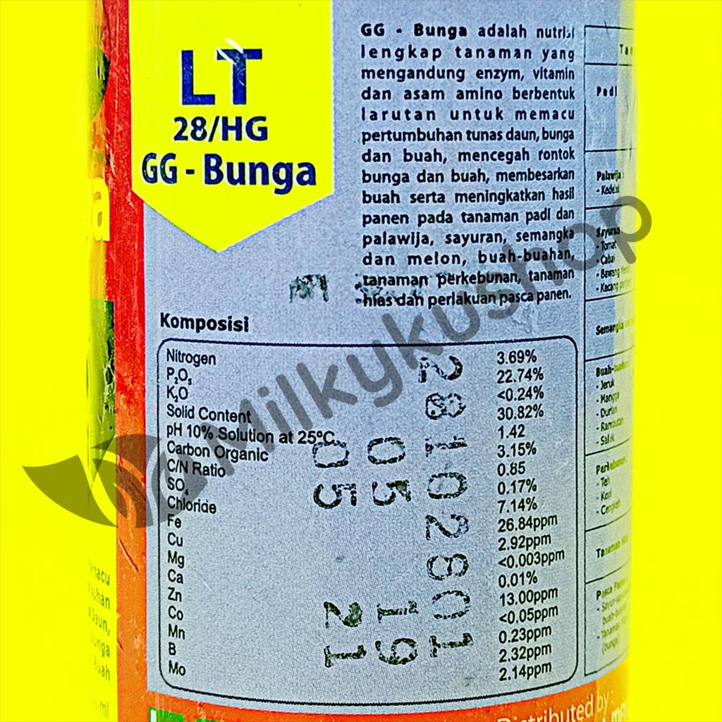 LT 28 GG BUNGA 100 ML ZPT NUTRISI TANAMAN
