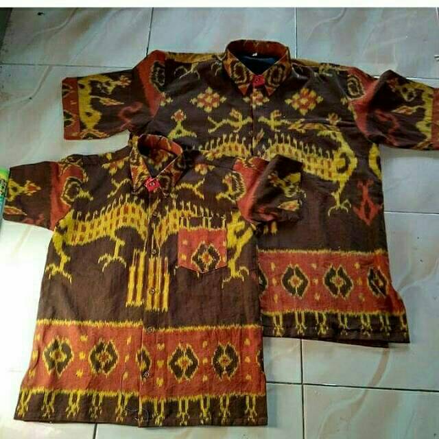 Kemeja tenun NTT simple