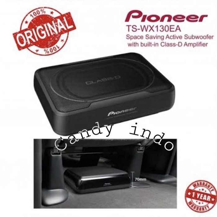 Pioneer Ts-Wx130Ea / Wx 130Ea Subwoofer Aktif Kolong Jok