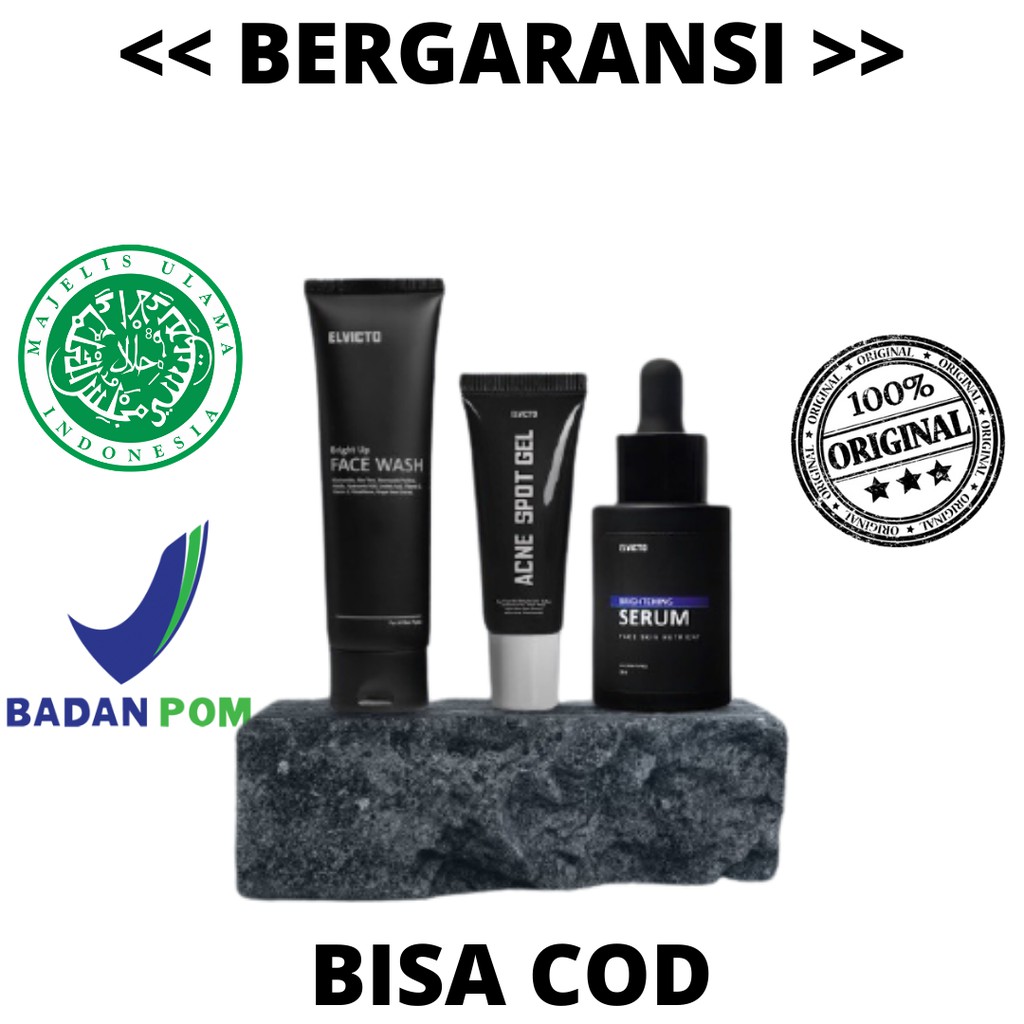Elvicto Acne Package - Paket Lengkap Atasi Jerawat Membandel - BPOM - 100% ORI