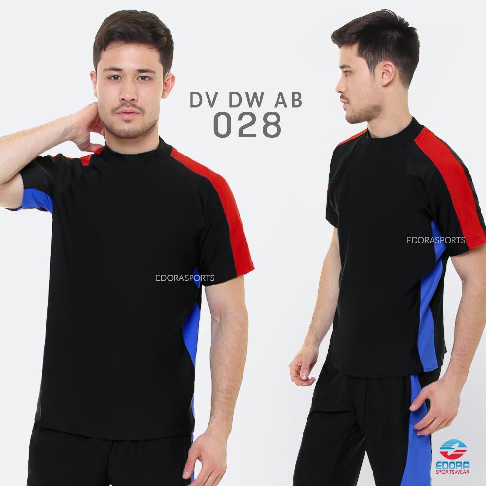 EDORA Baju Renang Pria Slim Fit Lengan Pendek DV DW AB ORIGINAL