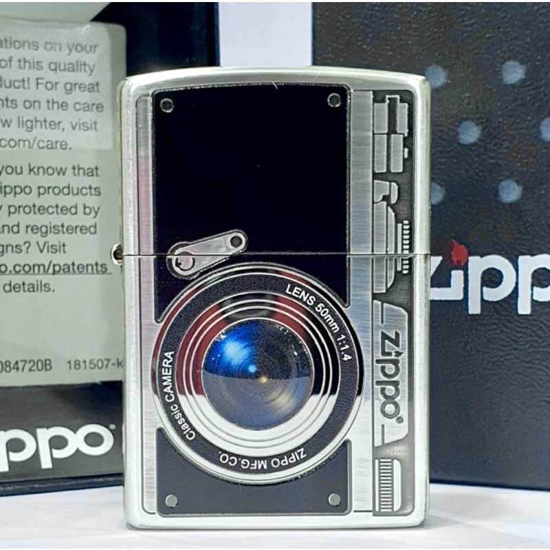 korek Zippo Original Camera lens Japan