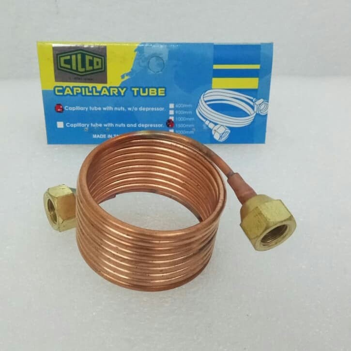 Cappilary Tube with Nut 1/4" 1500mm | Pipa kapiler