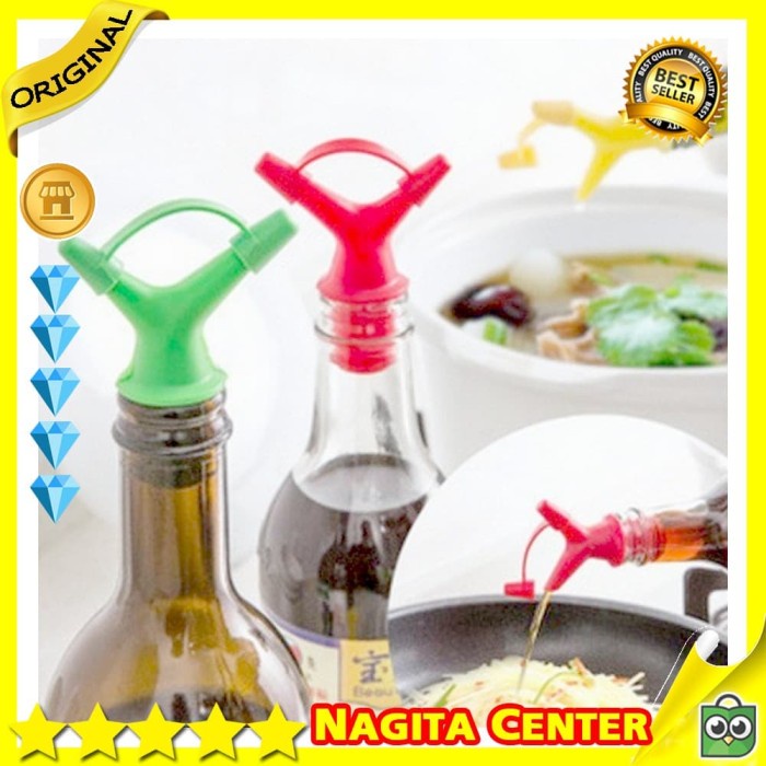 

Penutup Botol Kecap Minuman Bahan Silikon Food Grade KUAT Tidak Tumpah - BARU