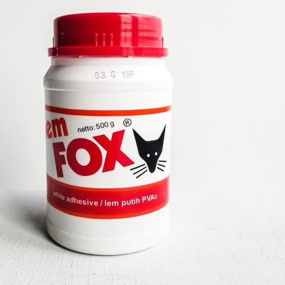 

➨ Lem Fox 500 gram / Lem putih PVAc ○