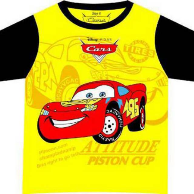 Kaos anak cars