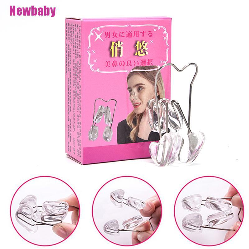 [Newbaby] Nose Up Lifting Shaping Shaper Orthotics Clip Beauty Nose Slimming Massager