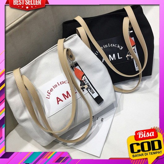 Tote Bag Tas Laptop Tas Totebag Kain Totebag Cewek Korean Style Toteba Tas Tote Bag Wanita Kuliah K