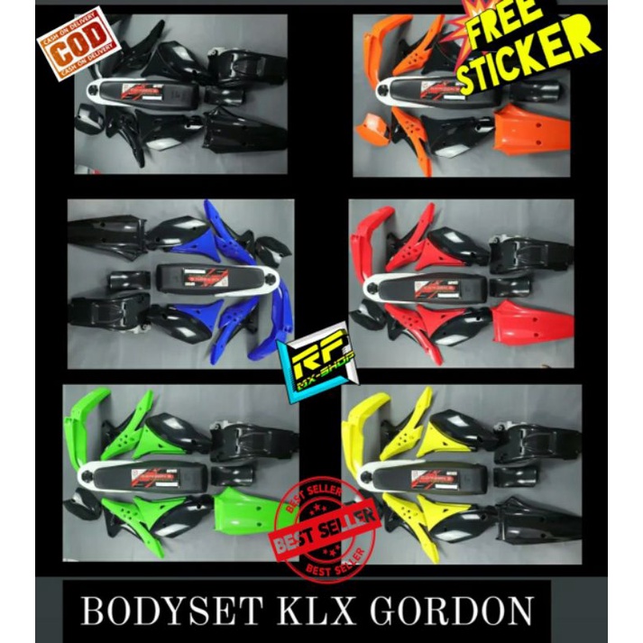 BODYSET KLX GORDON PNP KLX ALL SERIES - BODY SET SUPERMOTO KLX BF DTRACKER