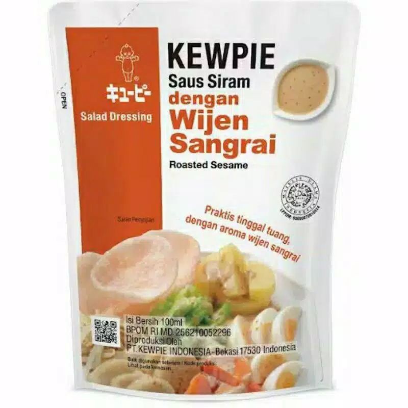 Kewpie salad dressing roasted sesame / wijen sangrai 100 ml