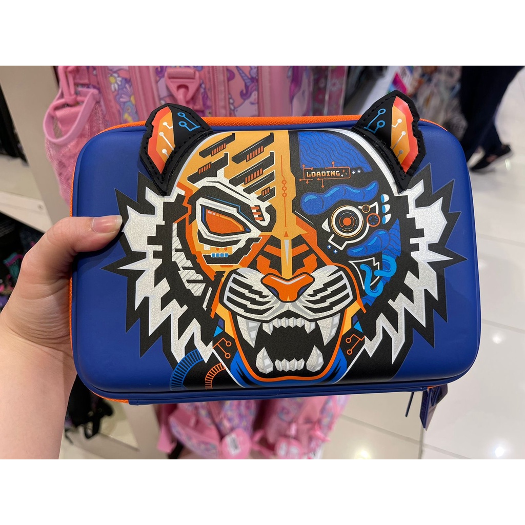 

SMIGGLE PENSILCASE HARDCASE ATTACH HEY BLUE - TEMPAT PENSIL SMIGGLE