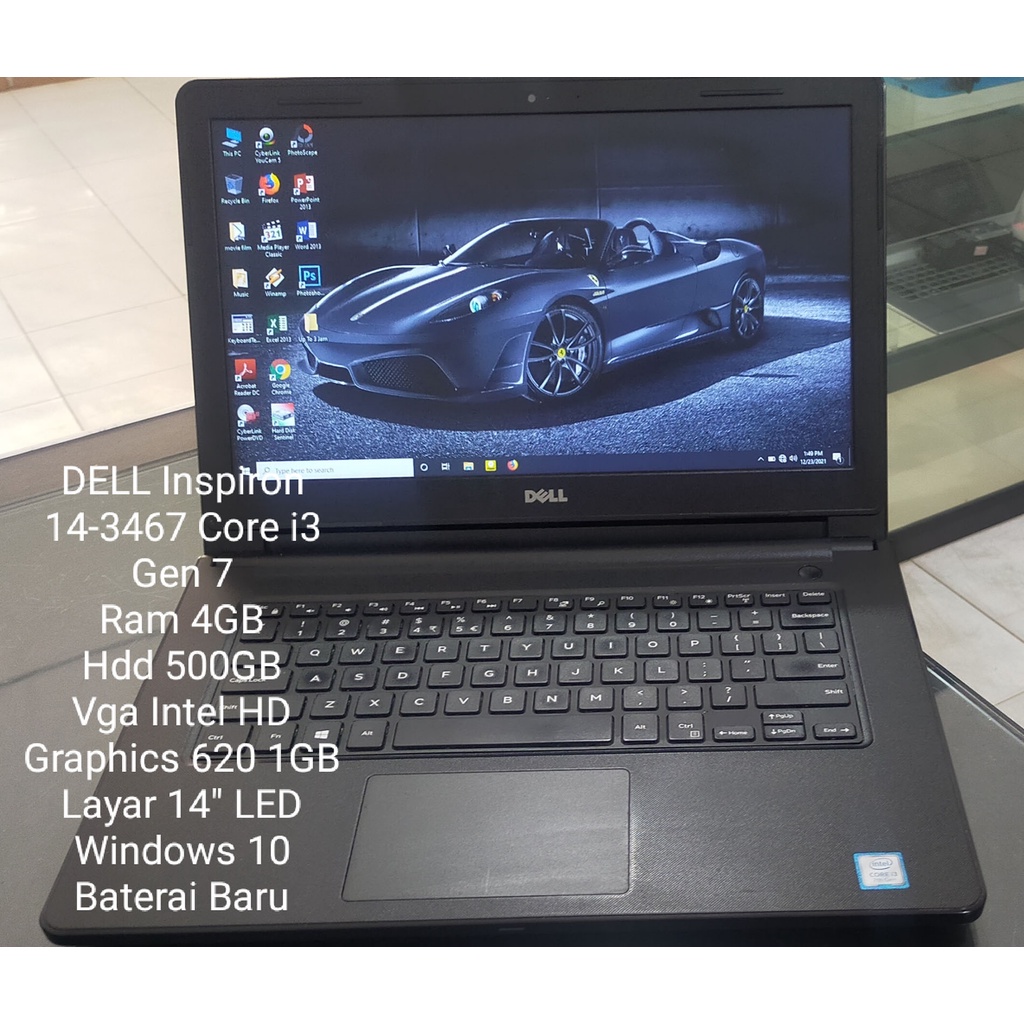 Dell Inspiron 14-3467 Core i3-7100U 2.40GHz 4CPUs