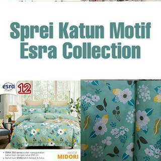 Sprei katun murah homemade motif ESRA collection - sprei