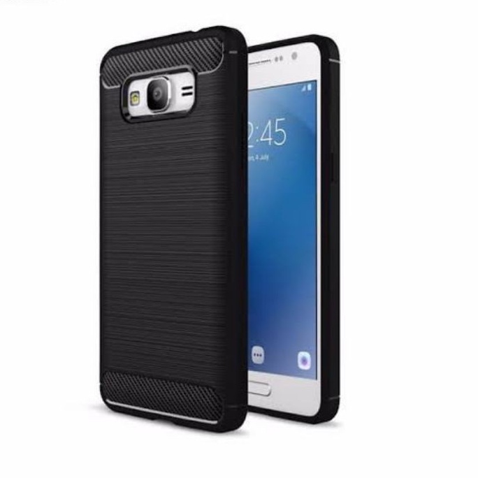 CASE SLIM FIT CARBON IPAKY SAMSUNG GALAXY J3 SAMSUNG GALAXY J310 2016 SOFTCASE - FA