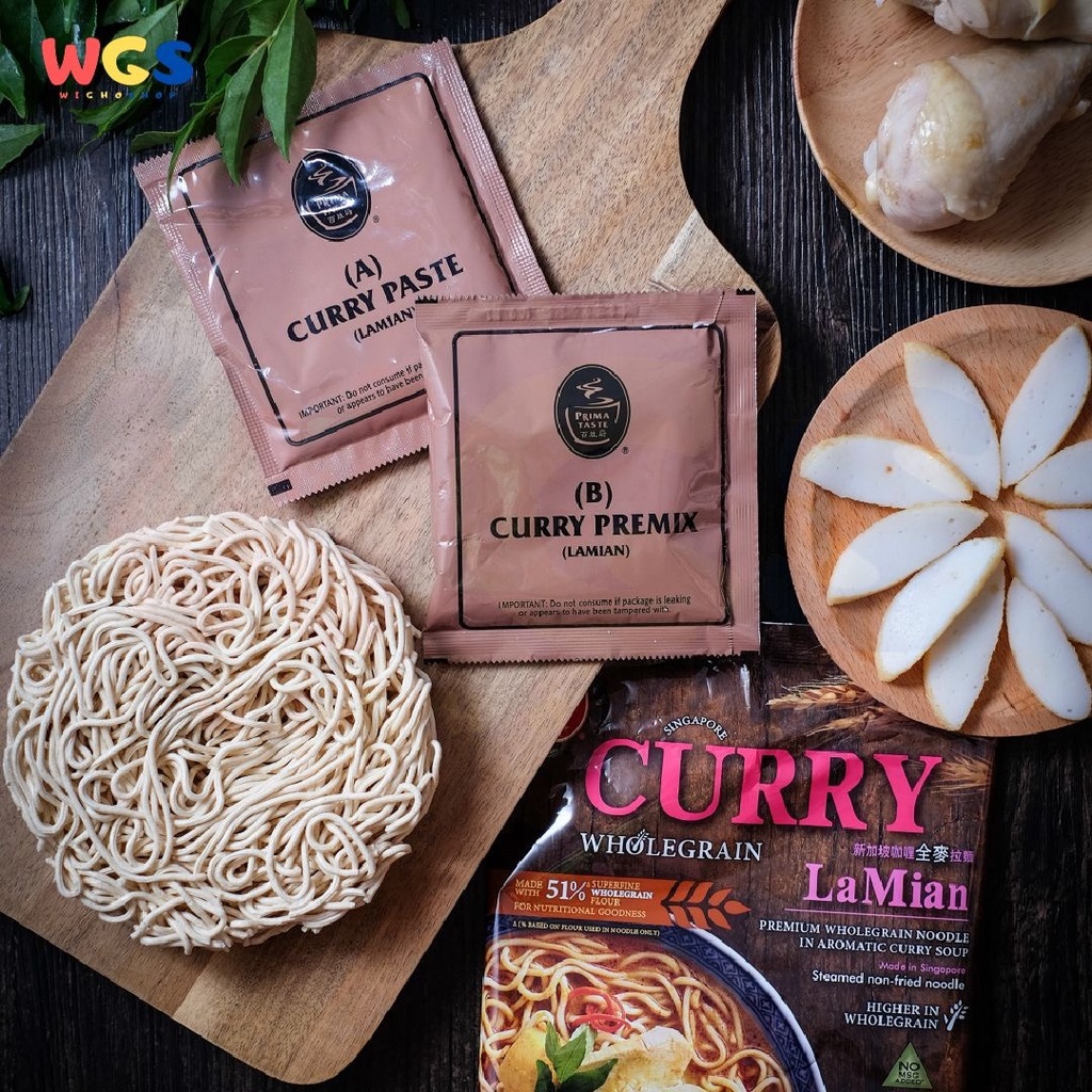 Prima Taste Singapore Curry Wholegrain Lamian Premium Noodle 178g