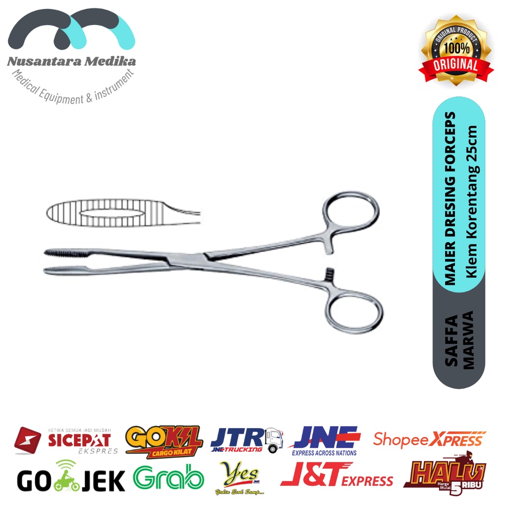 Korentang 24cm Maier Dressing Forceps 24cm