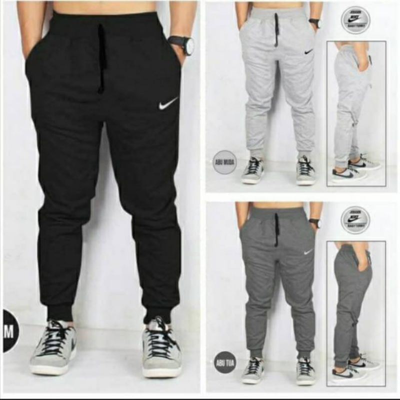 CELANA JOGER JOGING PRIA WANITA PANJANG JOGGER GYM TRAINING TRENING TREINING TRACKPANTS SWEATPANTS/CELANA SANTAI PRIA/celana harian sport olahraga futsal running /celana kekinian muslimah/Jogger pants high waist celana bahan terlaris