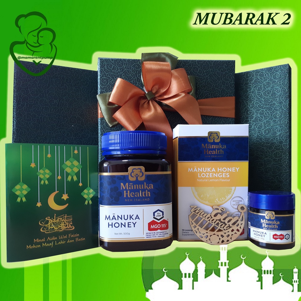 Parcel MUBARAK Idul Fitri Lebaran Manuka Health Hampers Premium