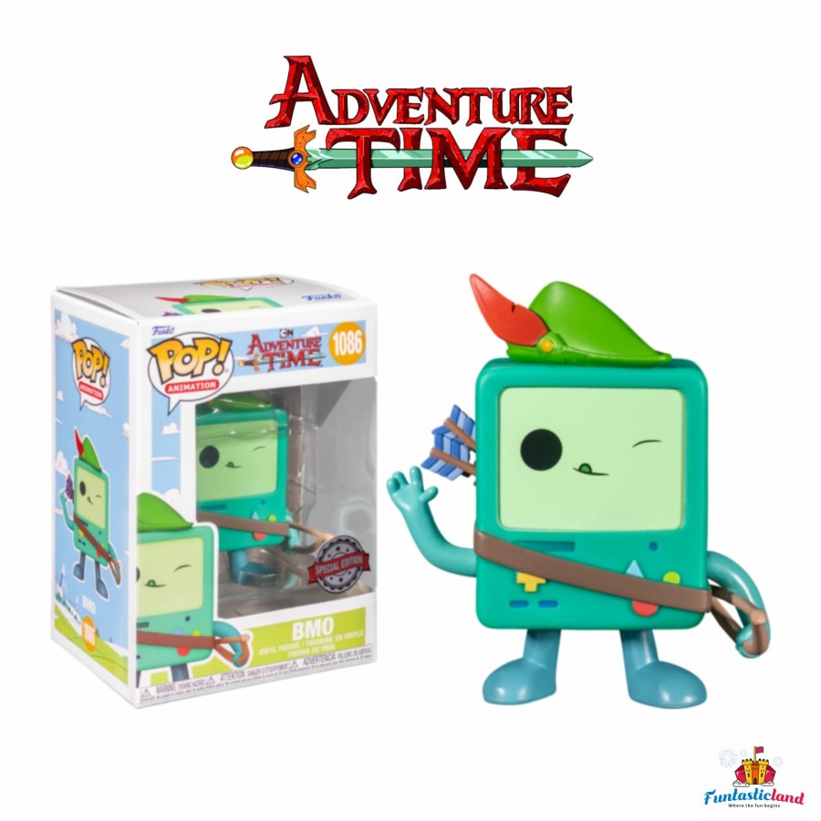 Original Funko POP Animation Adventure Time - BMO with Bow (EXCLUSIVE) #1086
