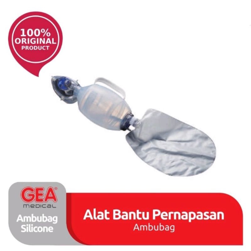 Resusitator / Ambubag Silicone Gea Bayi, Anak, Dewasa