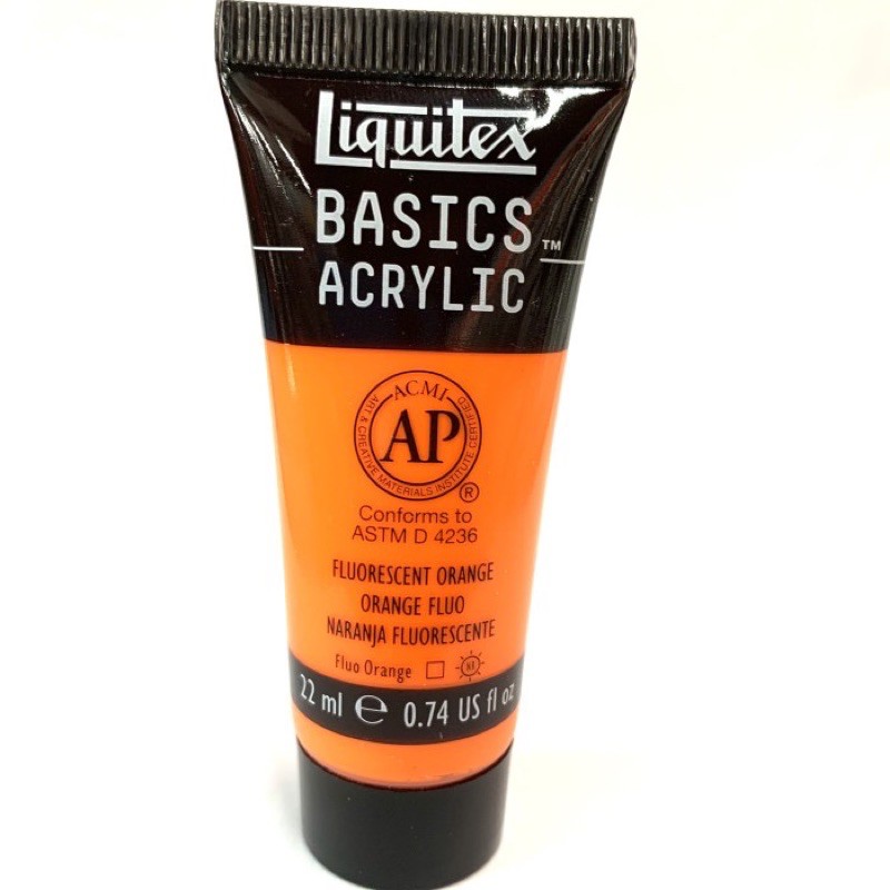 

Cat Acrylic Liquitex Basics 22ml Fluorescent Orange