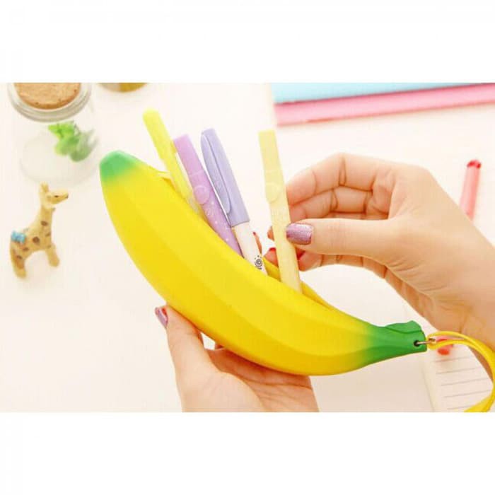 

Dompet Pisang Silikon Dompet Unik Untuk Pensil Uang Koin Kotak Pensil - Kuning