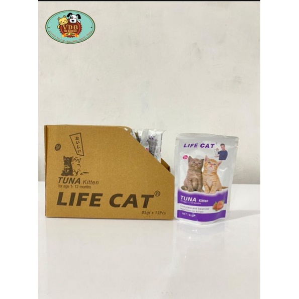 Life Cat Kitten Tuna 12 pcs