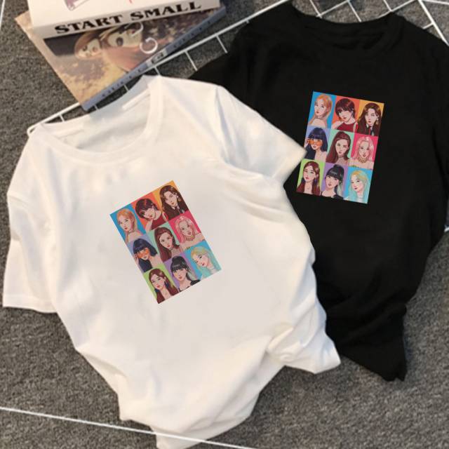 Kaos Twice Cartoon Shopee Indonesia