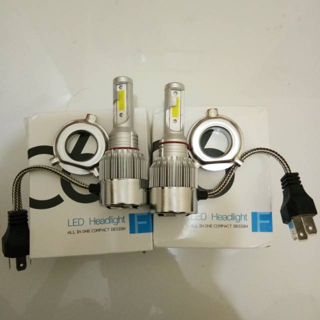 Lampu LED mobil C6 H3, HB3, H7, H11, HB4, 35 watt