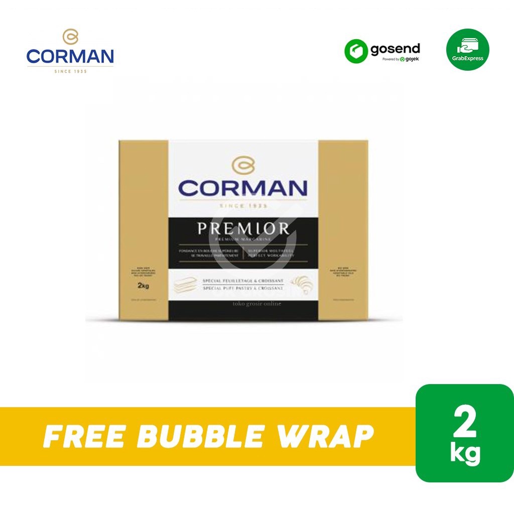 

Corman Premior Butter Sheet 80% (2 kg) KHUSUS INSTANT