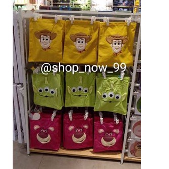 Miniso toy story totebag boneka toy story bantal woody lotso bucket hat toy story murah