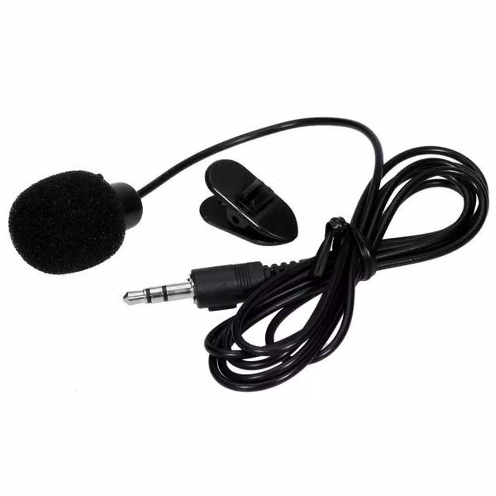 Microphone With Clip For Smartphone Laptop Tablet PC Mic 3.5mm Microphone Haraga Diskon!!